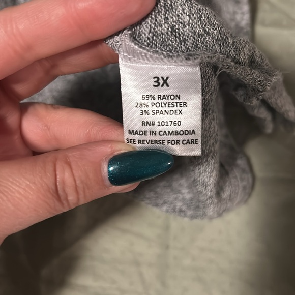 Magical Season Gray Leopard Pumpkin Thankful Shirt - 3X NWT - Picture 7 of 7